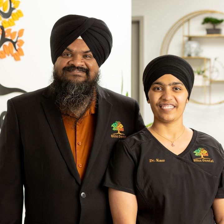 Dr. Jaspreet & Jasharpreet at Bliss Dental